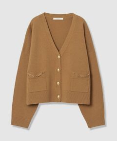 ANAYI / アナイ カーディガン・ボレロ | カシミヤブレンドビットＶ カーディガン