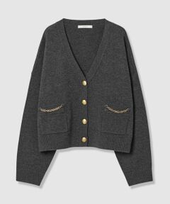 ANAYI / アナイ カーディガン・ボレロ | カシミヤブレンドビットＶ カーディガン