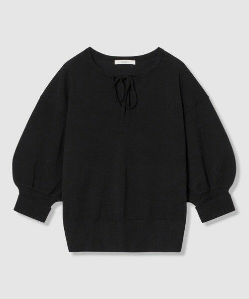 ANAYI / アナイ ニット・セーター | ライトウールキーネック プルオーバー(black (95))