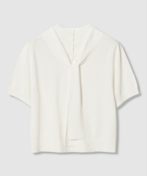 ANAYI / アナイ ニット・セーター | トロンプイユボウタイ プルオーバー（off white (02)）