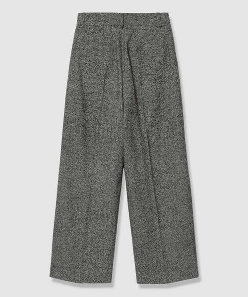 ANAYI / アナイ その他パンツ | ウールシルクツイードセミワイドパンツ〈セットアップ対応商品〉 | 詳細3
