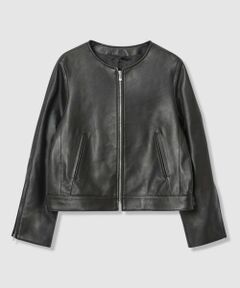 ANAYI / アナイ レザーブルゾン・ジャケット | ラムレザーノーカラーブルゾン