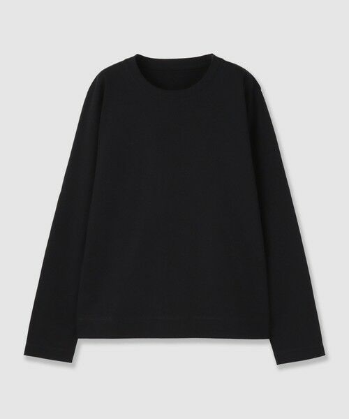 ANAYI / アナイ カットソー | コットン天竺ロングスリーブプルオーバー（black (95)）