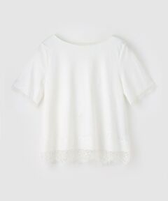 ANAYI / アナイ カットソー | スムースレース使いプルオーバー