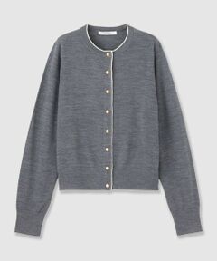 ANAYI / アナイ その他トップス | スーパーファインメリノバイカラークルーカーディガン