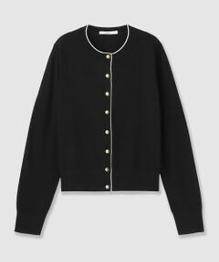 ANAYI / アナイ その他トップス | スーパーファインメリノバイカラークルーカーディガン