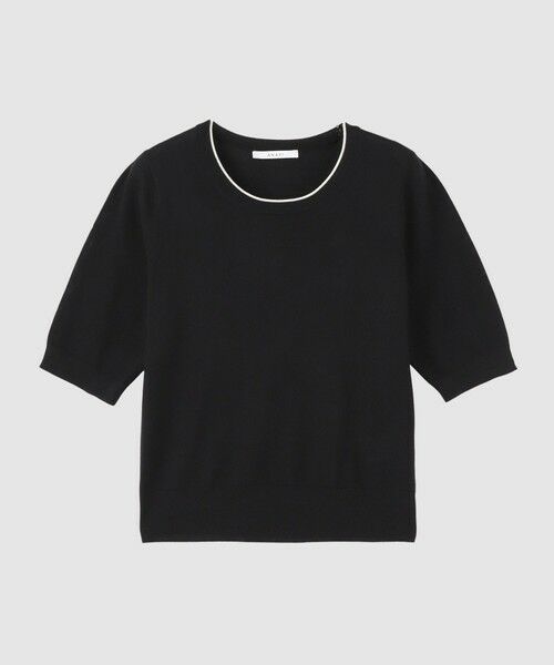 ANAYI / アナイ その他トップス | SFメリノバイカラープルオーバー（black (95)）