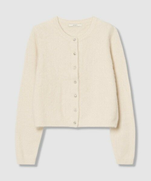 ANAYI / アナイ カーディガン・ボレロ | フラッフィアソート釦 カーディガン(off white (02))