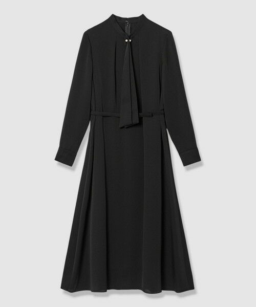 ANAYI / アナイ ドレス | ベネシャン２WAY袖付き ワンピース（black (95)）