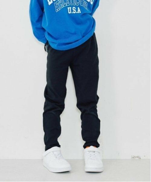 and D.petitmain / アンドディー. プティマイン その他パンツ | 【防汚加工】【365D.】リブレギンス（黒）