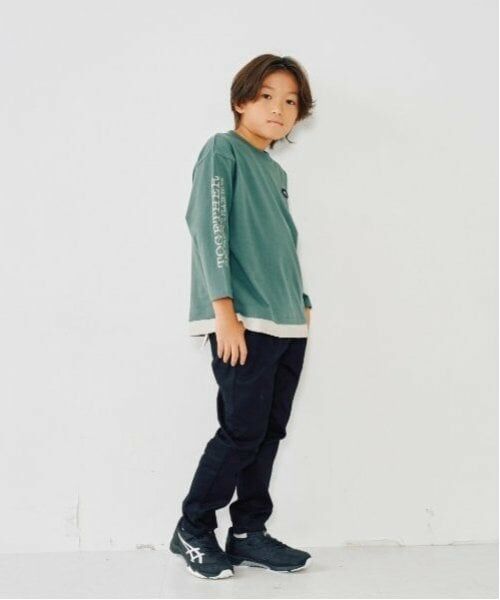 and D.petitmain / アンドディー. プティマイン その他パンツ | ストレッチツイルスリムパンツ | 詳細1