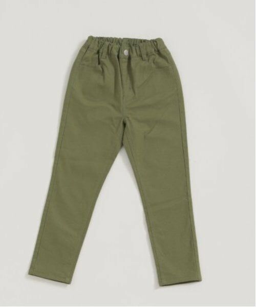 and D.petitmain / アンドディー. プティマイン その他パンツ | ストレッチツイルスリムパンツ（グリーン）
