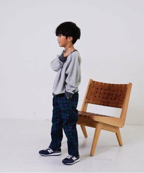 and D.petitmain / アンドディー. プティマイン その他パンツ | ストレッチツイルガラアソートテーパードパンツ | 詳細6