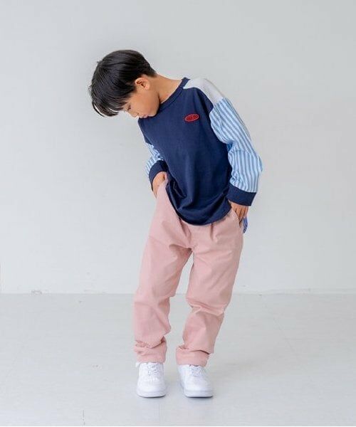 and D.petitmain / アンドディー. プティマイン その他パンツ | ストレッチツイルムジテーパードパンツ | 詳細9