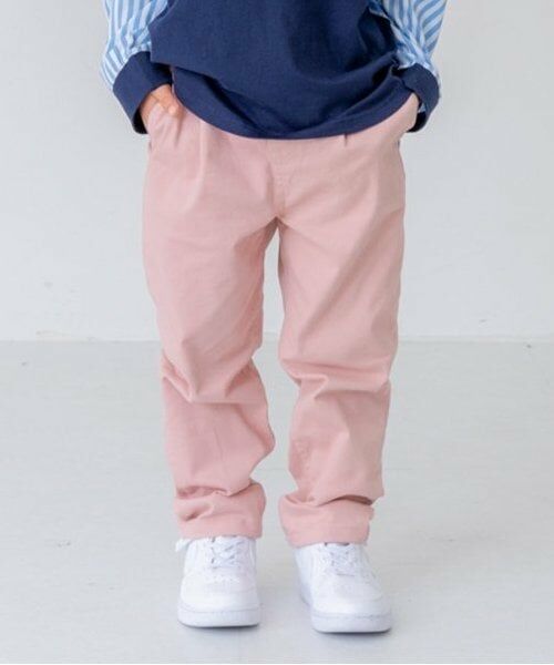 and D.petitmain / アンドディー. プティマイン その他パンツ | ストレッチツイルムジテーパードパンツ（ピンク）