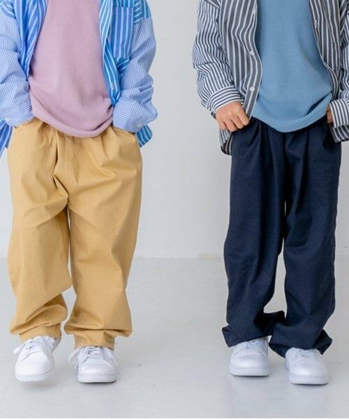 and D.petitmain / アンドディー. プティマイン その他パンツ | ストレッチチノボリュームパンツ | 詳細5