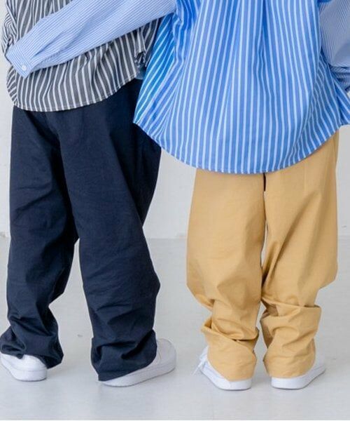 and D.petitmain / アンドディー. プティマイン その他パンツ | ストレッチチノボリュームパンツ | 詳細6