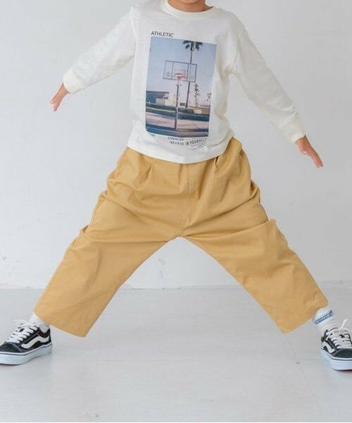 and D.petitmain / アンドディー. プティマイン その他パンツ | ストレッチチノボリュームパンツ | 詳細9