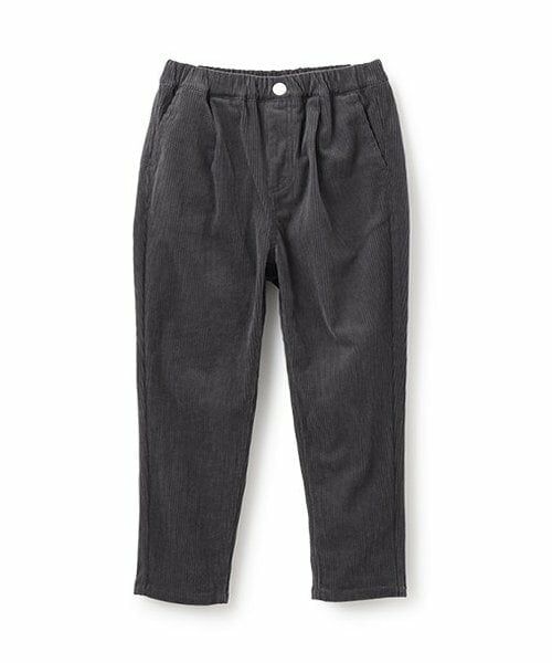 and D.petitmain / アンドディー. プティマイン その他パンツ | ソフトタッチコーデュロイテーパードパンツ（チャコール）