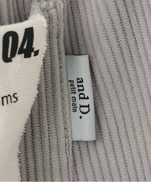 and D.petitmain / アンドディー. プティマイン その他パンツ | ソフトタッチコーデュロイテーパードパンツ | 詳細7