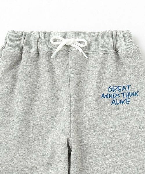 and D.petitmain / アンドディー. プティマイン その他パンツ | 【セットアップ対応可】ロゴ入りスウェットパンツ | 詳細2