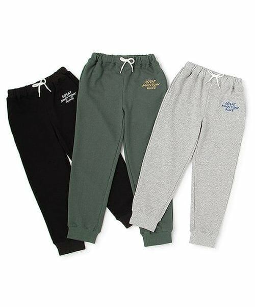 and D.petitmain / アンドディー. プティマイン その他パンツ | 【セットアップ対応可】ロゴ入りスウェットパンツ | 詳細9