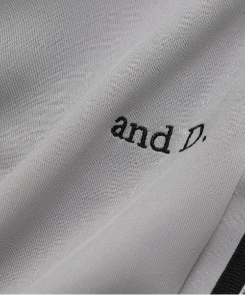 and D.petitmain / アンドディー. プティマイン その他パンツ | 【セットアップ対応可】サイドライン入りキリカエジョグパンツ | 詳細14