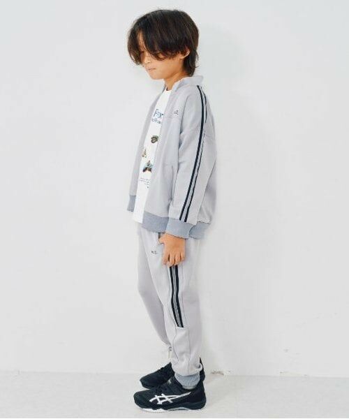 and D.petitmain / アンドディー. プティマイン その他パンツ | 【セットアップ対応可】サイドライン入りキリカエジョグパンツ | 詳細4