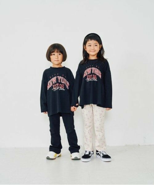 and D.petitmain / アンドディー. プティマイン その他パンツ | 【防汚加工】フレアレギンス | 詳細1