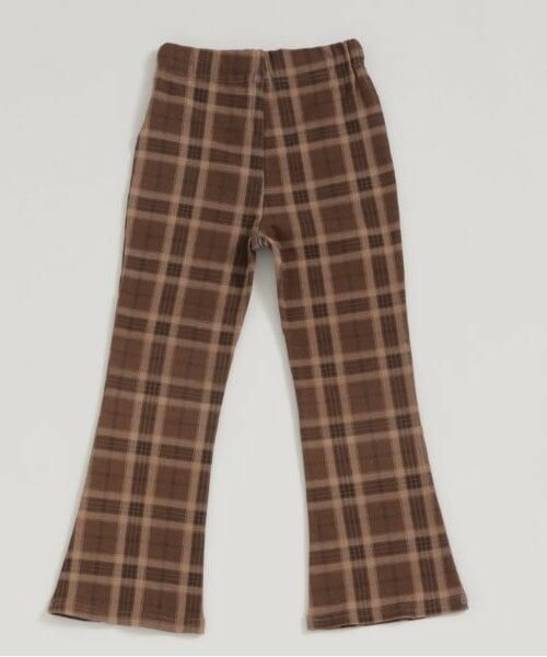 and D.petitmain / アンドディー. プティマイン その他パンツ | 【防汚加工】フレアレギンス（茶）