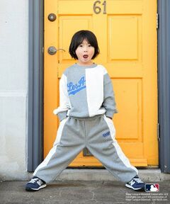 and D.petitmain / アンドディー. プティマイン その他パンツ | 【MLB】サイド切替裏毛パンツ