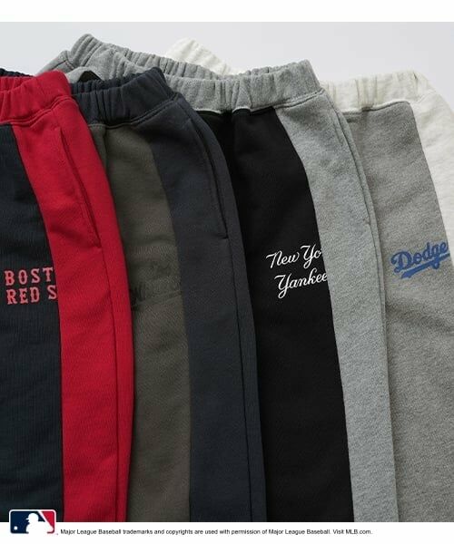 and D.petitmain / アンドディー. プティマイン その他パンツ | 【MLB】サイド切替裏毛パンツ | 詳細3