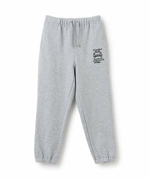 and D.petitmain / アンドディー. プティマイン その他パンツ | 裏起毛スウェットジョグパンツ（トップ グレー）