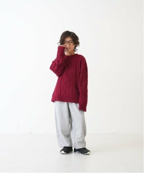 and D.petitmain / アンドディー. プティマイン その他パンツ | 【セットアップ可】トラベルモチーフスウェット | 詳細12