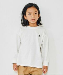 and D.petitmain / アンドディー. プティマイン Tシャツ | 【365D.】アソート刺繍袖リブワイドロンT