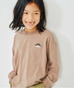 and D.petitmain / アンドディー. プティマイン Tシャツ | 【365D.】アソート刺繍袖リブワイドロンT