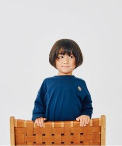 and D.petitmain / アンドディー. プティマイン Tシャツ | 【365D.】アソート刺繍袖リブワイドロンT