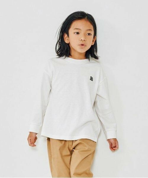 and D.petitmain / アンドディー. プティマイン Tシャツ | 【365D.】アソート刺繍袖リブワイドロンT | 詳細1