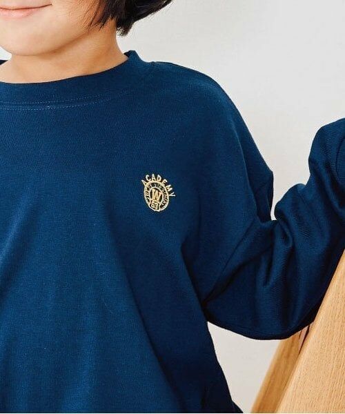 and D.petitmain / アンドディー. プティマイン Tシャツ | 【365D.】アソート刺繍袖リブワイドロンT | 詳細18