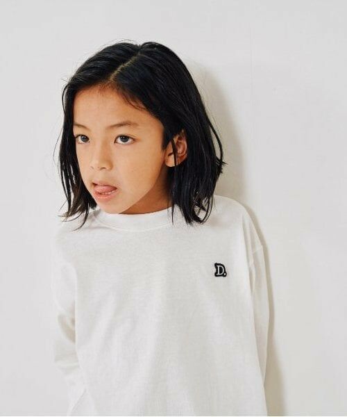 and D.petitmain / アンドディー. プティマイン Tシャツ | 【365D.】アソート刺繍袖リブワイドロンT | 詳細3