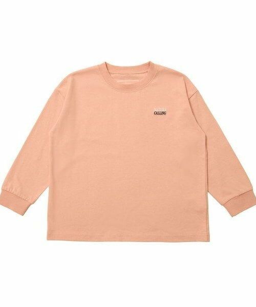 and D.petitmain / アンドディー. プティマイン Tシャツ | 【365D.】アソート刺繍袖リブワイドロンT（ライト ピンク）