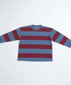 and D.petitmain / アンドディー. プティマイン Tシャツ | 【365D.】ボーダー袖リブワイドロンT