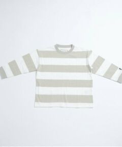 and D.petitmain / アンドディー. プティマイン Tシャツ | 【365D.】ボーダー袖リブワイドロンT