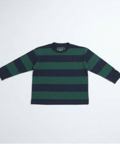 and D.petitmain / アンドディー. プティマイン Tシャツ | 【365D.】ボーダー袖リブワイドロンT