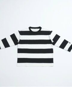 and D.petitmain / アンドディー. プティマイン Tシャツ | 【365D.】ボーダー袖リブワイドロンT