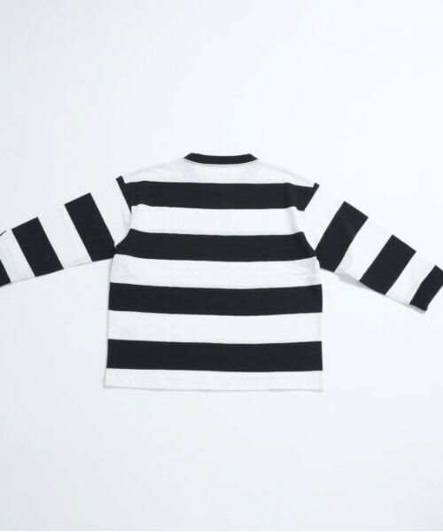 and D.petitmain / アンドディー. プティマイン Tシャツ | 【365D.】ボーダー袖リブワイドロンT | 詳細4