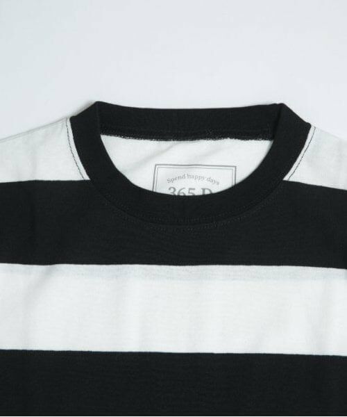 and D.petitmain / アンドディー. プティマイン Tシャツ | 【365D.】ボーダー袖リブワイドロンT | 詳細5