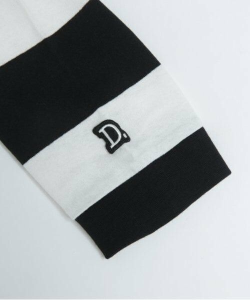 and D.petitmain / アンドディー. プティマイン Tシャツ | 【365D.】ボーダー袖リブワイドロンT | 詳細8