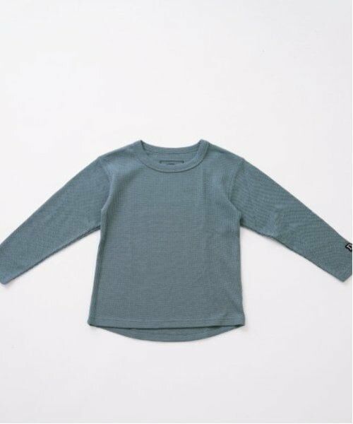 and D.petitmain / アンドディー. プティマイン Tシャツ | 【365D.】ワッフルワイドロンT（グリーン）