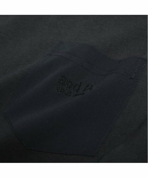 and D.petitmain / アンドディー. プティマイン Tシャツ | 袖ポケット布帛ワイドロンT | 詳細11